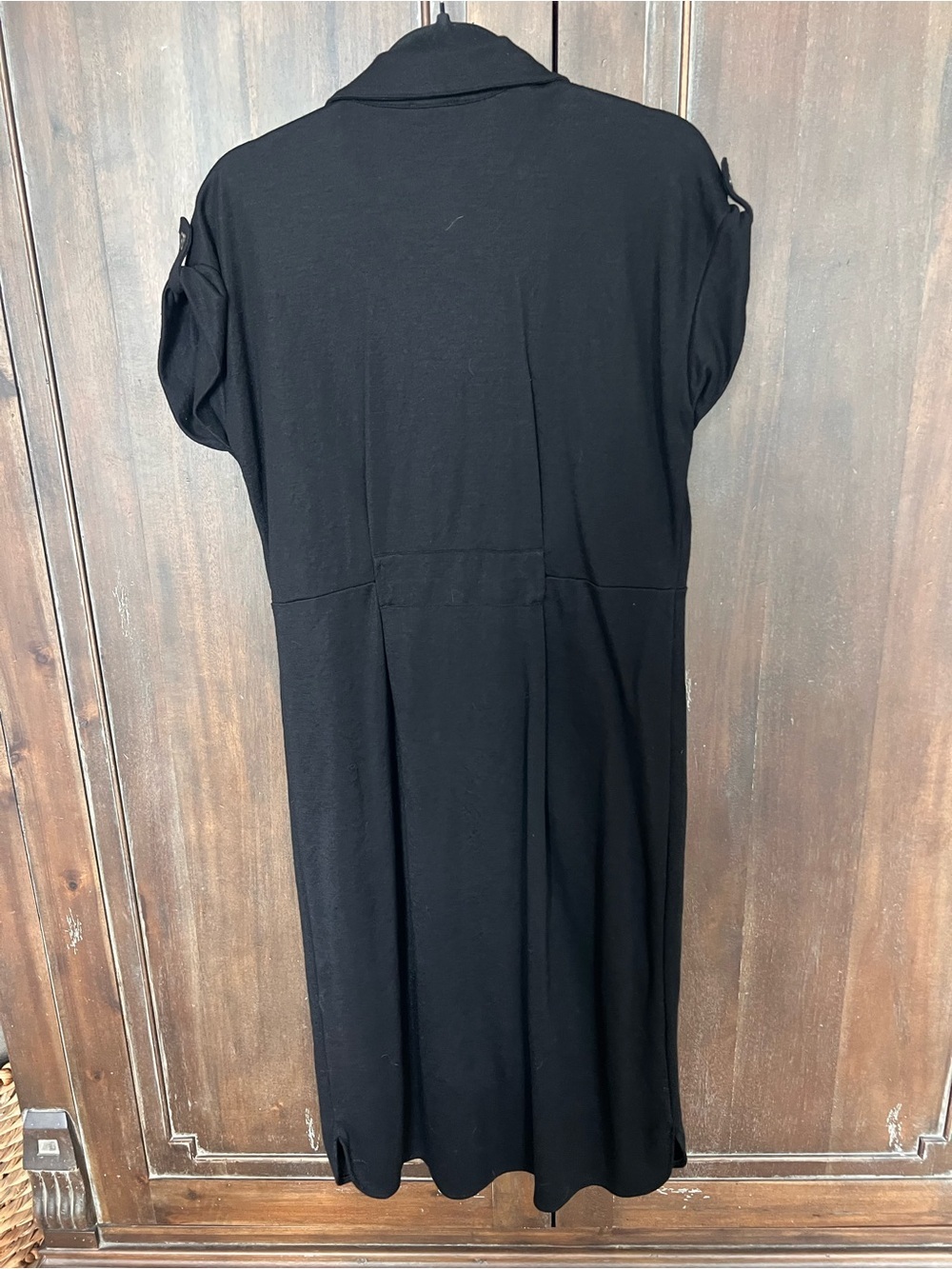 Ann Taylor Classic Black Shirt Dress - Picture 4 of 4